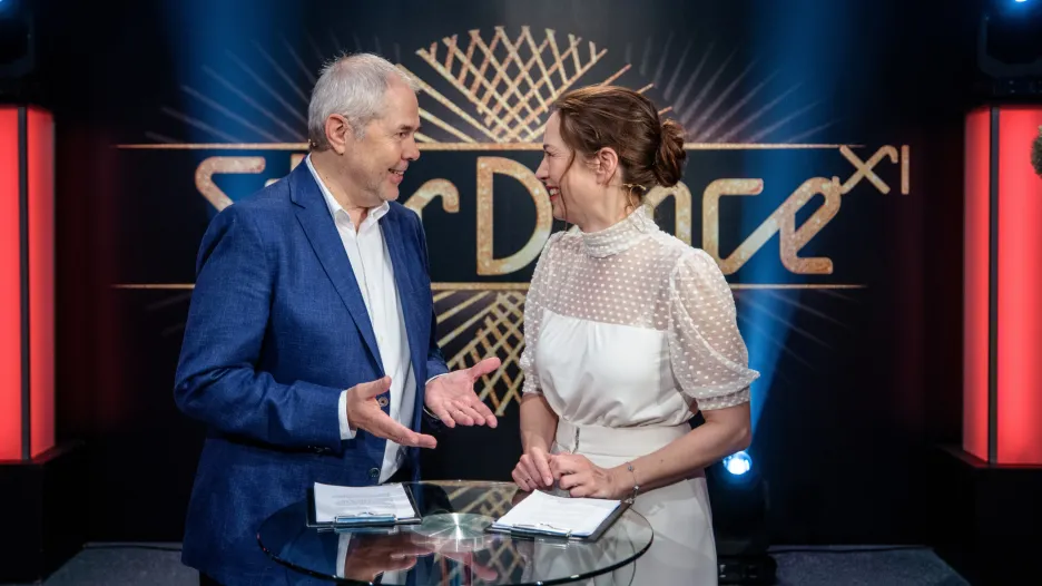Moderátoři StarDance XI: Marek Eben a Tereza Kostková