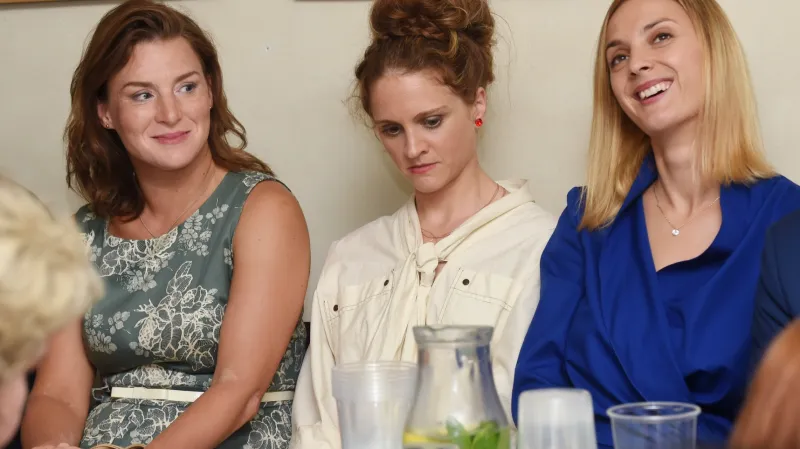 Herečky Lenka Krobotová, Pavlína Štorková a Barbora Poláková