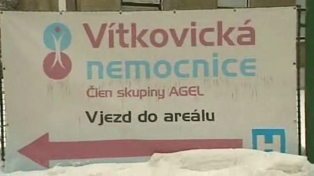 Vjezd do areálu nemocnice