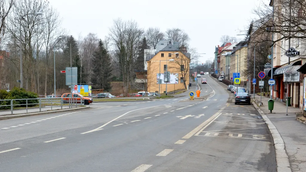 Sokolská ulice v Liberci