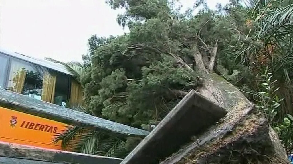 Vichřice v Dubrovníku
