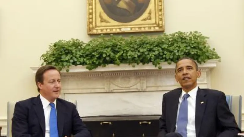 David Cameron a Barack Obama