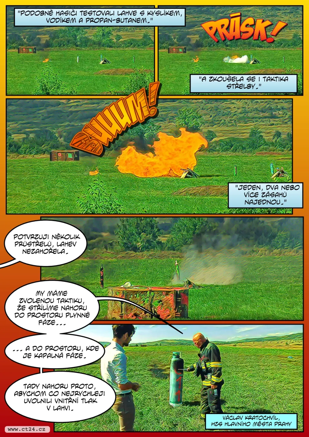 Jak snížit riziko exploze tlakové lahve?