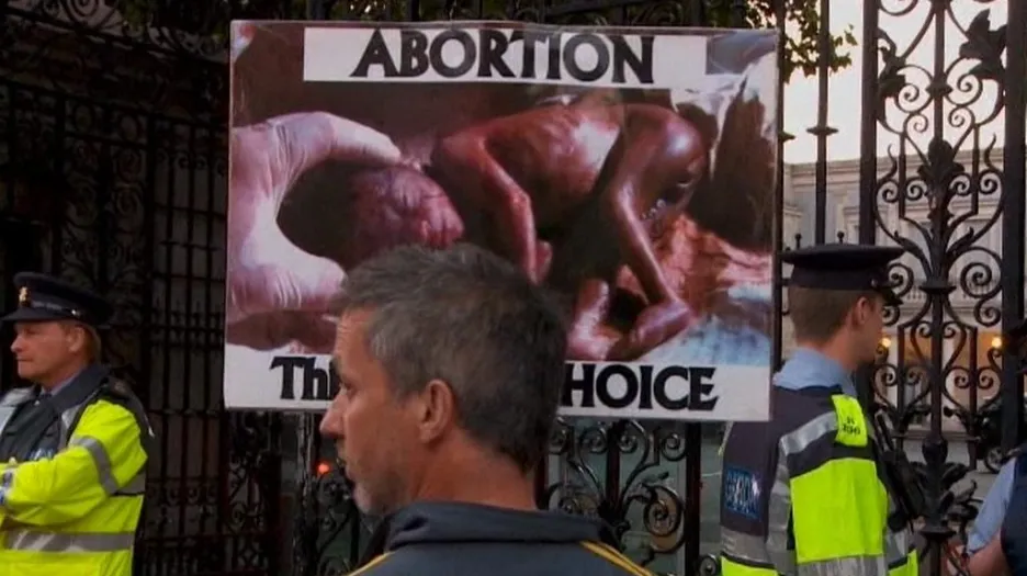 Irské protesty proi potratům
