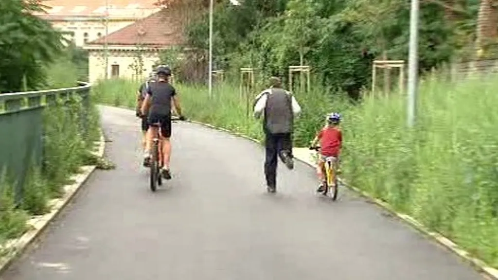Cyklostezka na Žižkově