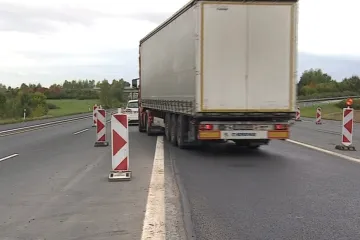 Další etapa oprav D1: Po dálnici kolem Vyškova jen jedním pruhem