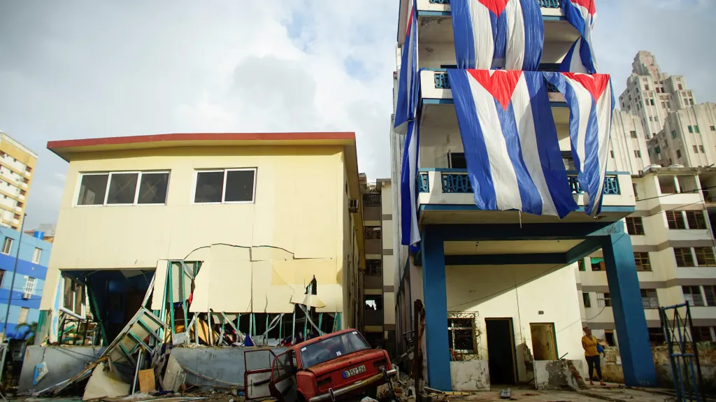 Následky řádění hurikánu Irma na Kubě