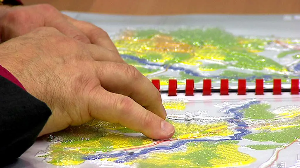 Mapy pro zrakově postižené