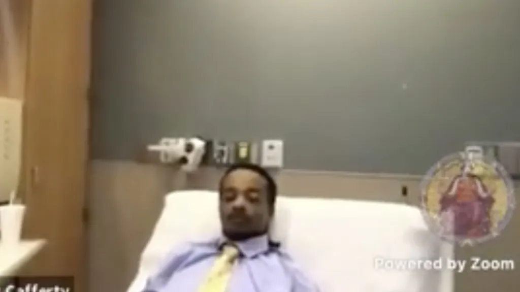 Jacob Blake se účastnil jednání soudu prostřednictvím videopřenosu