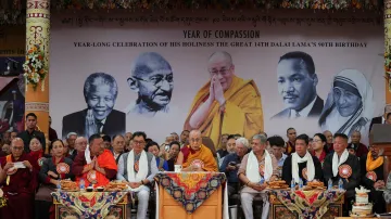 Oslava narozenin dalajlamy