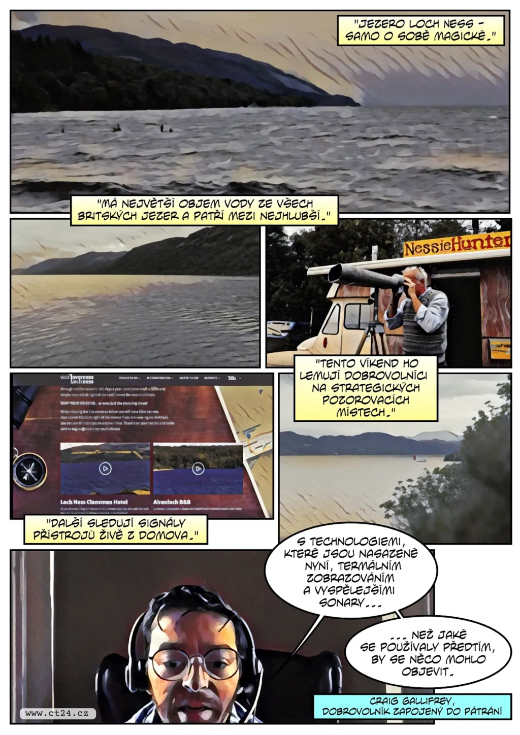 Nadšenci pátrají po lochnesské příšeře
