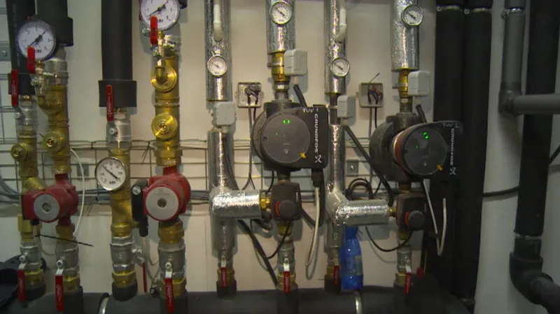 Strojovna zimního stadionu v Bystřici nad Pernštejnem