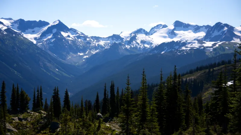 Hory v okolí Whistleru