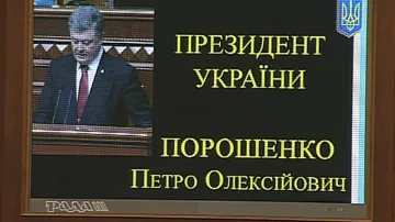 Petro Porošenko přednesl projev o situaci na Ukrajině