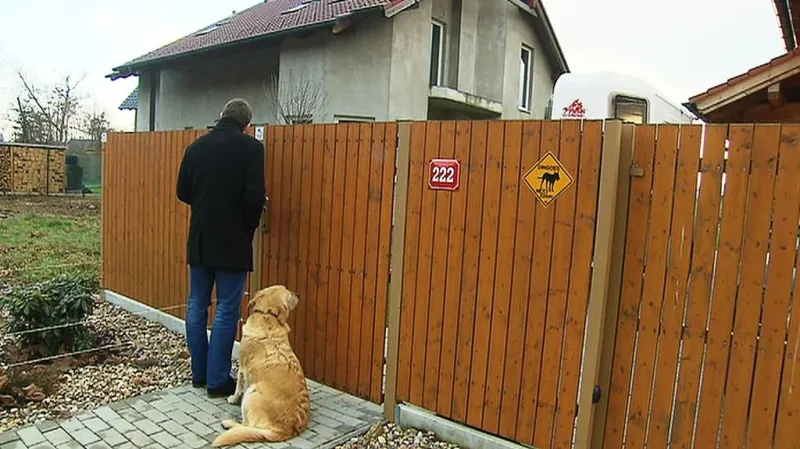 Dům v Libomyšli, kde bydlí Vladimír Huněk