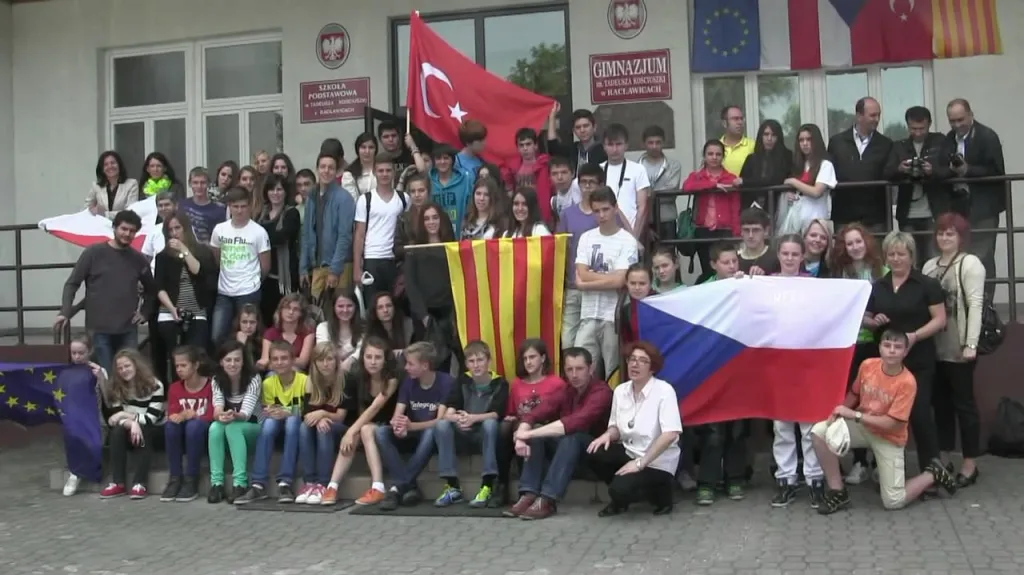 Školáci z Borohrádku na návštěvě v polských Raclawicích