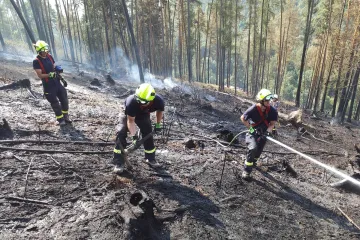Hasiči lokalizovali požár lesa na Svitavsku