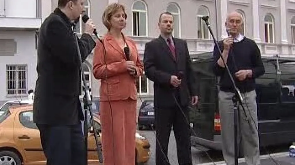 Protesty v Horažďovicích