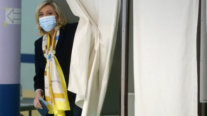 Marine Le Penová u voleb