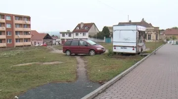 Proluka, v níž měl stát nový komplex v Rosicích