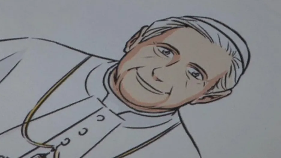 Komiks s papežem Benediktem XVI.