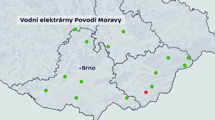 Vodní elektrárny Povodí Moravy