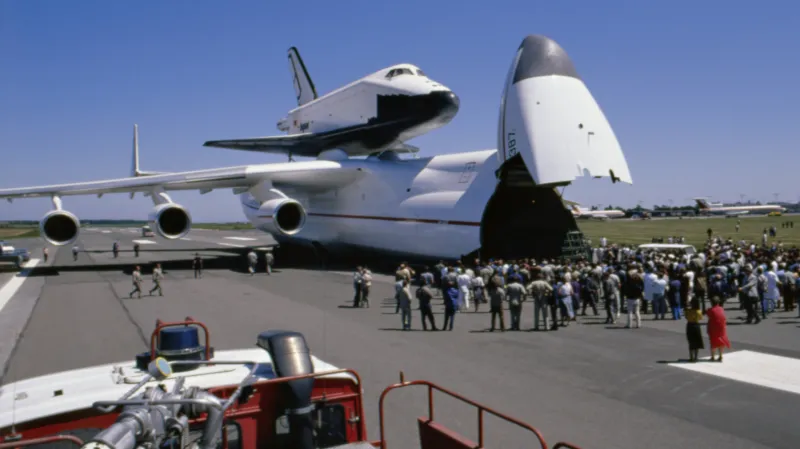 Sovětský raketoplán Buran v Praze