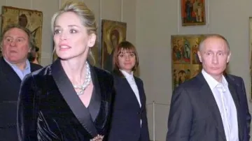 Vladimir Putin, Sharon Stoneová, Gerard Depardieu