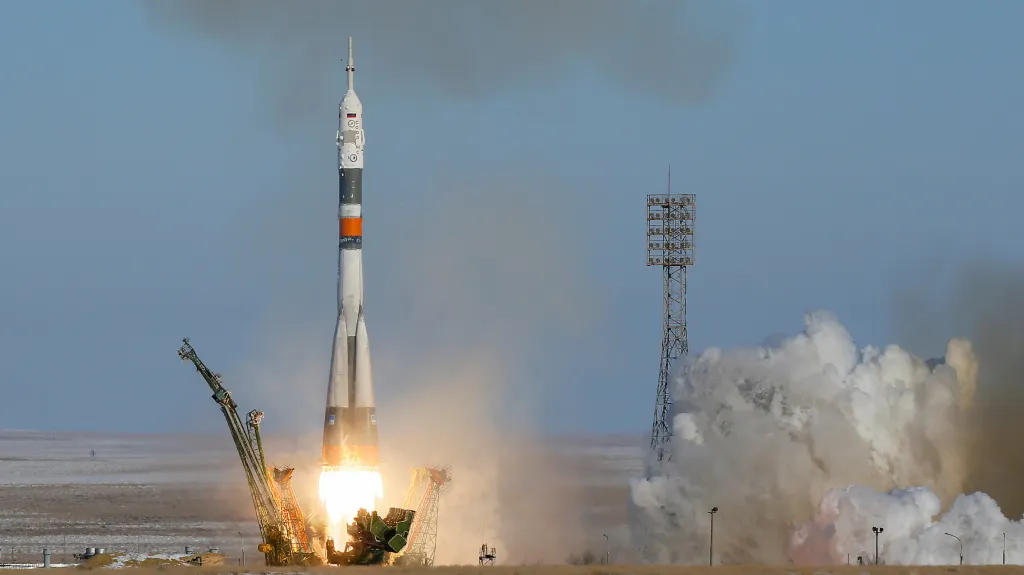 Z Bajkonuru odstartovala kosmická loď s novou posádkou ISS