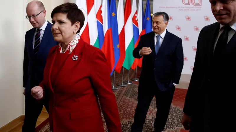 Premiéři zemí Visegrádské čtyřky