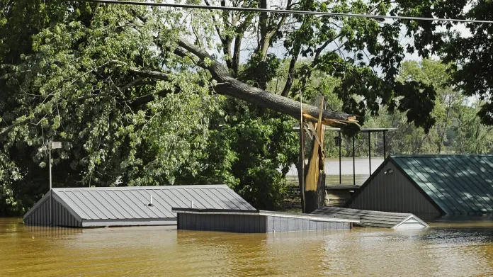 Záplavy v americkém Osage City