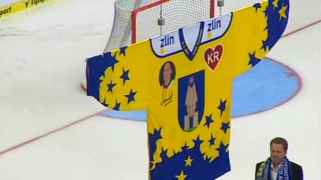 Rachůnkův dres číslo 4 byl vyřazen