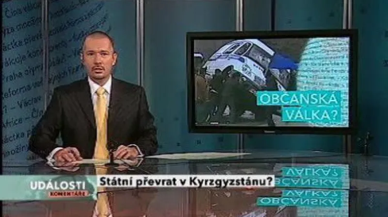 Události, komentáře o bouřích v Kyrgyzstánu