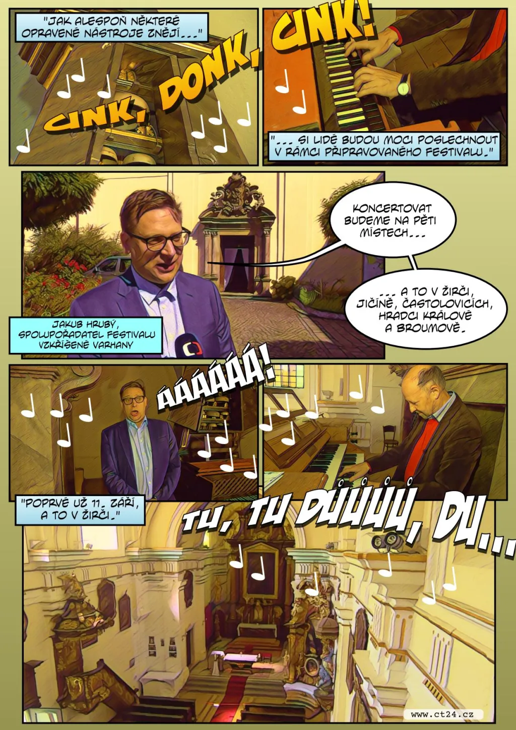 Projekt zachraňuje kostelní varhany