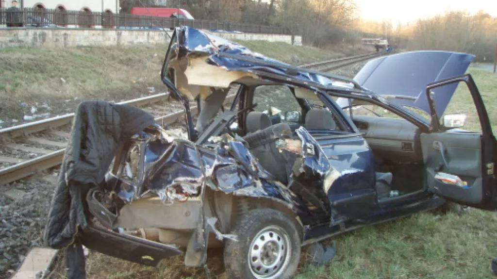 Auto po nehodě