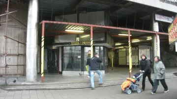 Vyklizené kasino u brněnského nádraží