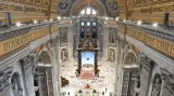 Prázdná bazilika svatého Petra