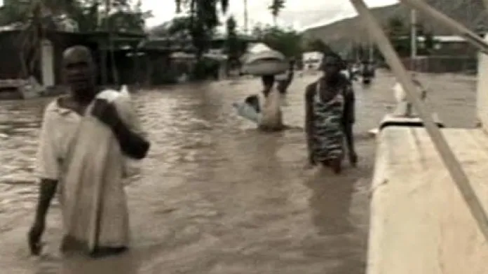 Záplavy na Haiti po hurikánu Hanna