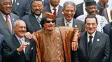 Alí Abdalláh Sálih, Muammar Kaddáfí a Husní Mubarak