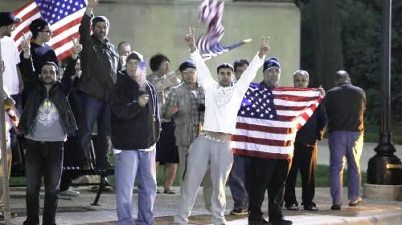 Oslava smrti bin Ládina