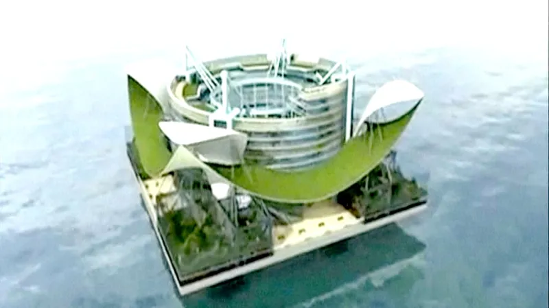 Model plovoucího města