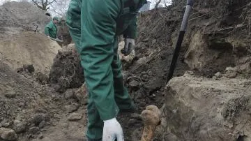 Masový hrob v Malborku