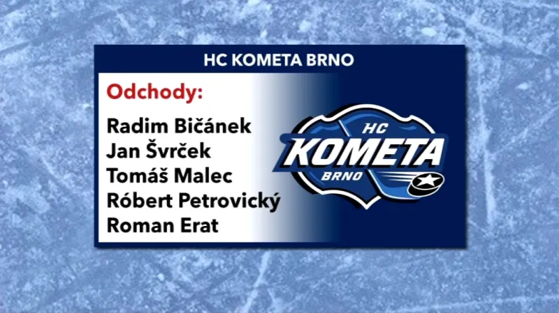 Kometu opouští tito hráči