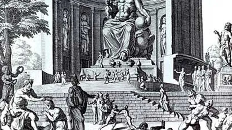 Feidiův Zeus v Olympii