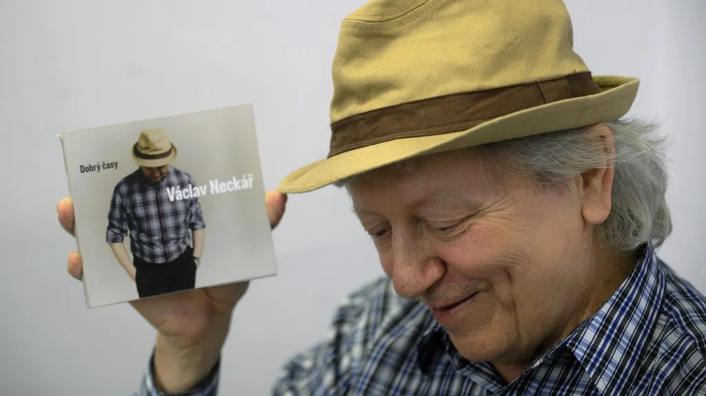 Václav Neckář s albem Dobrý časy