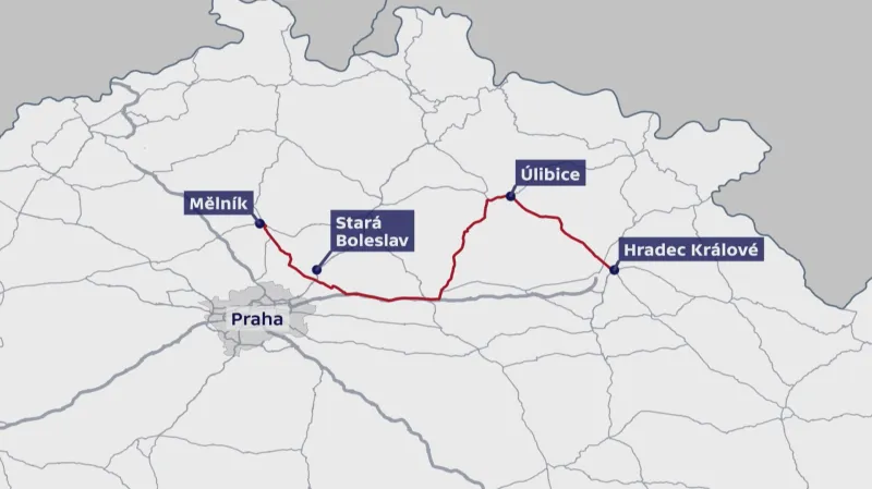 Trasa nadměrného nákladu z hradeckých strojíren