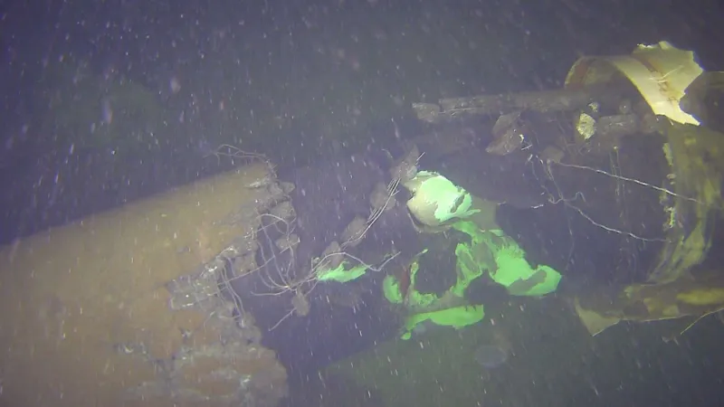 Poškozený plynovod Balticconnector