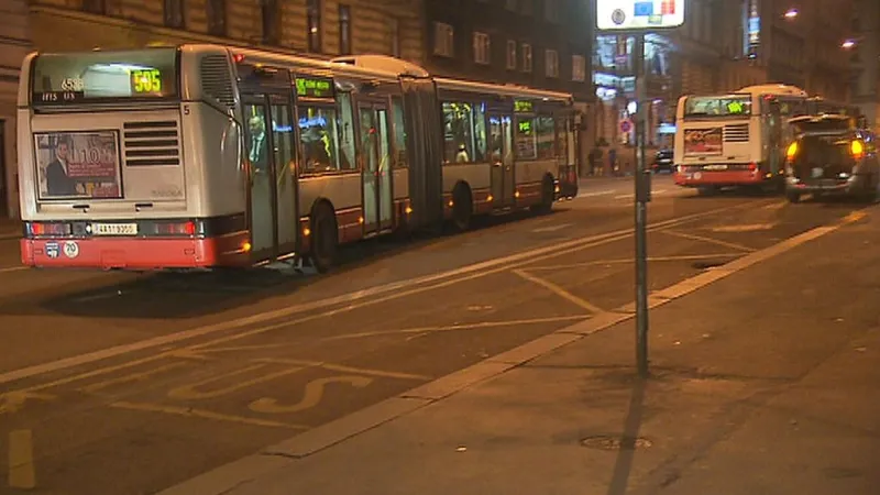 Noční autobusy pražské MHD