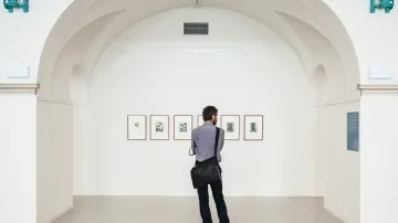 Grafický cyklus Čtyři příběhy bílé od Františka Kupky