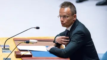 Maďarský ministr zahraničí Péter Szijjártó